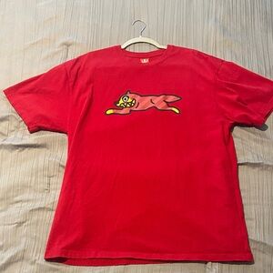 Ice Cream Red Fire Fox Graphic T-Shirt Size XL